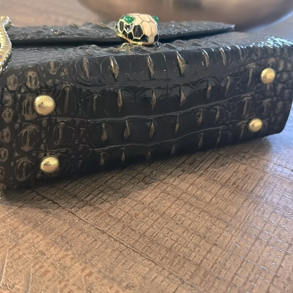 Unique python texture bag crossbody sholder bag - Picture 3 of 5